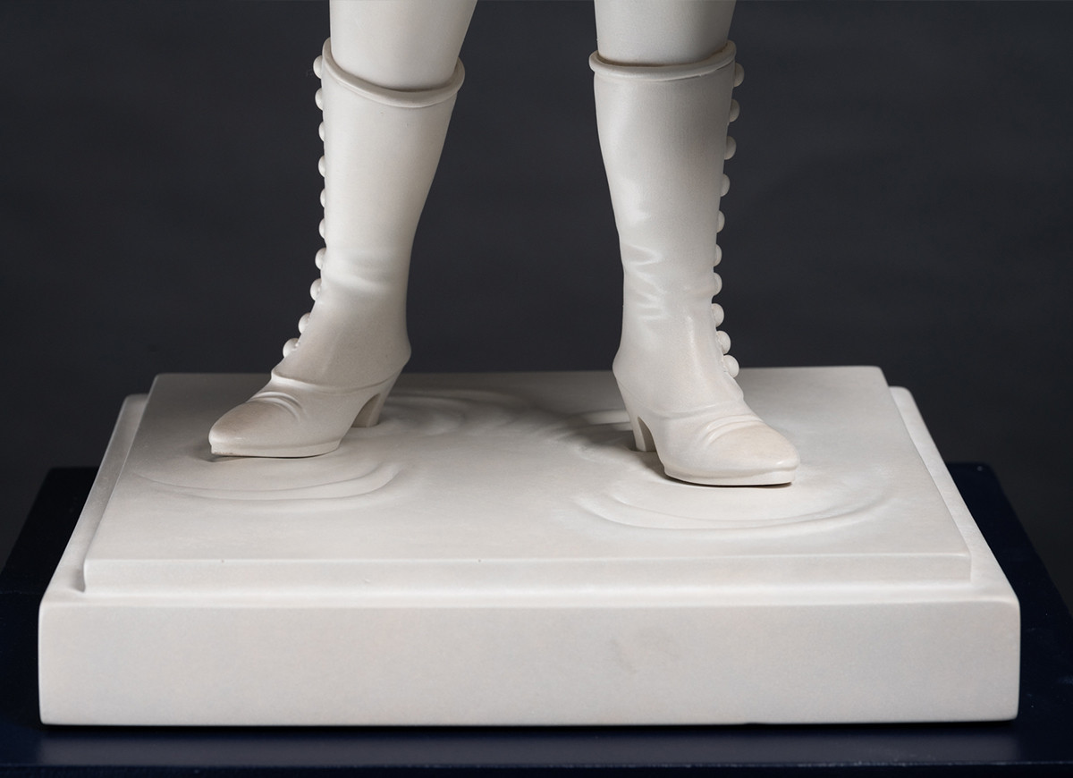 Alice - lapin - porcelaine - horizontal