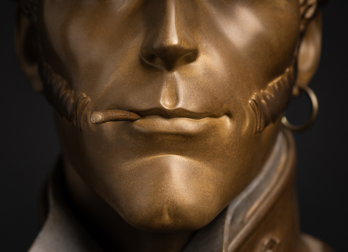 Corto buste - bronze - horizontal