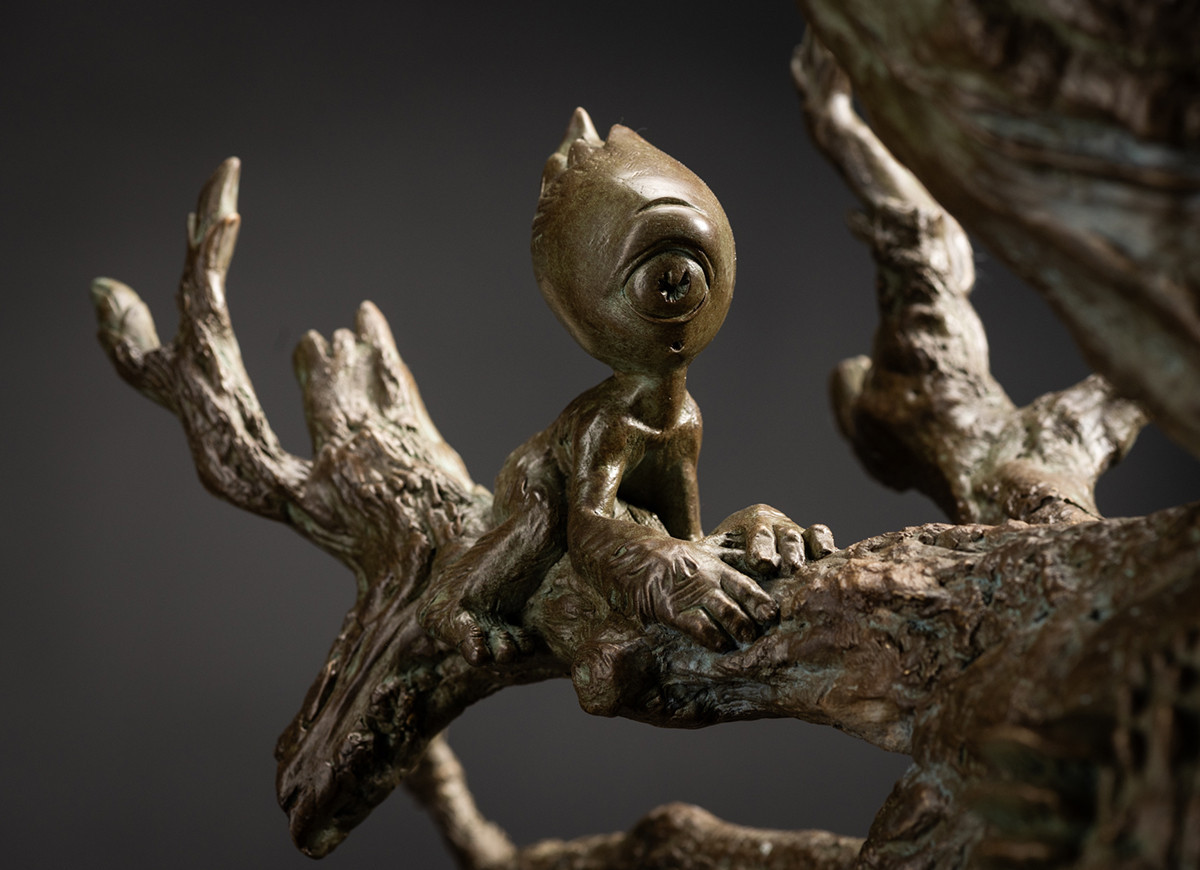horizontal - Grand-bois - bronze