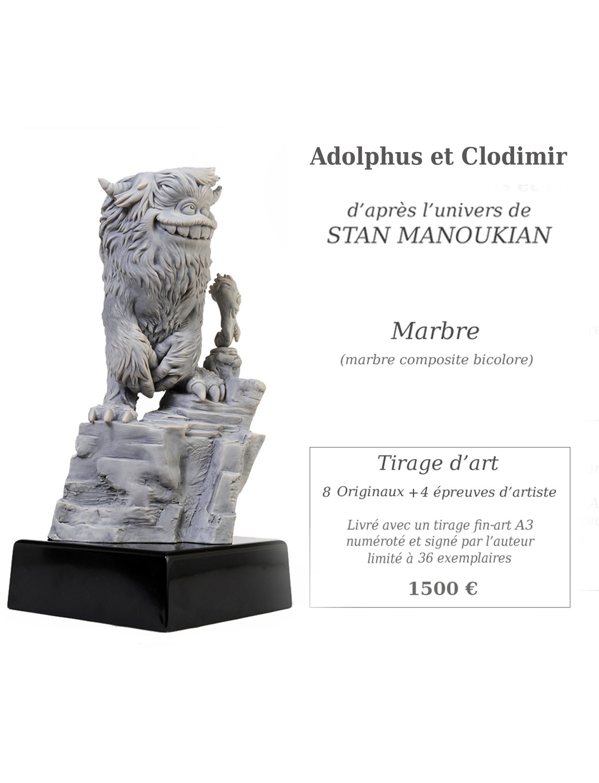 Adolphus et Clodimir - Version marbre
