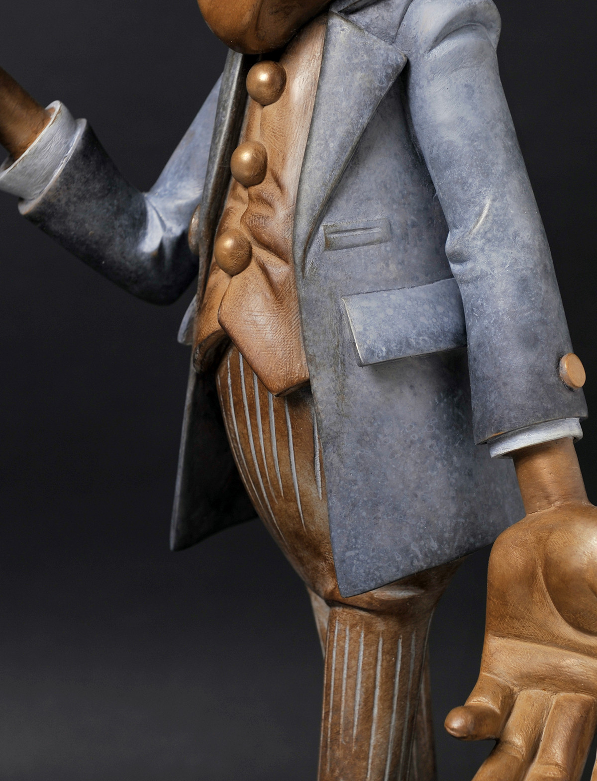 Champignac - vertical bronze