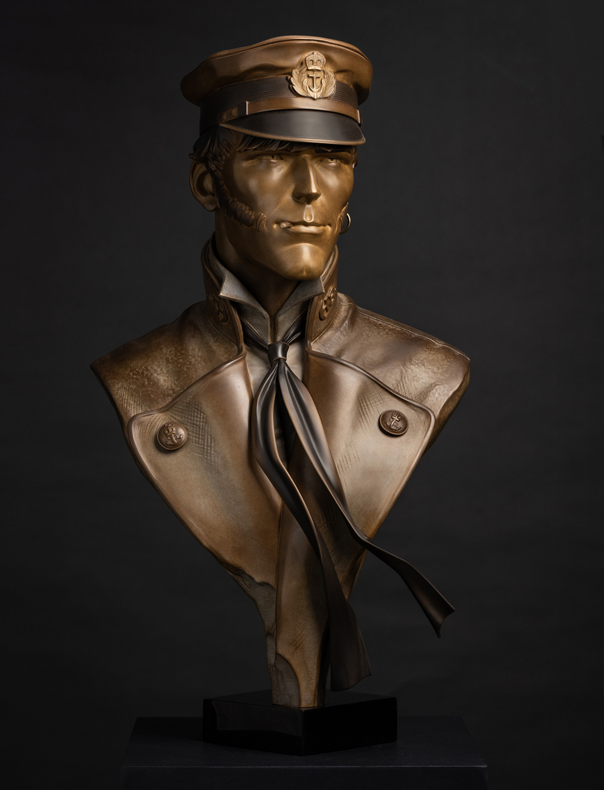 Corto buste bronze -vertical