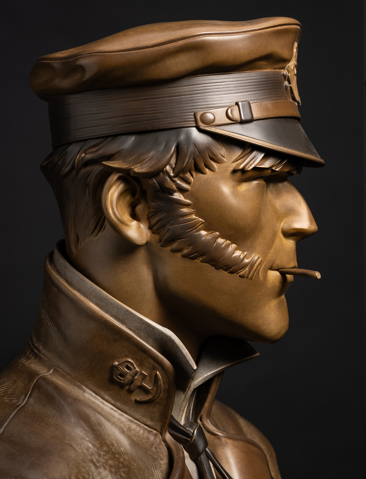 Corto buste bronze -vertical