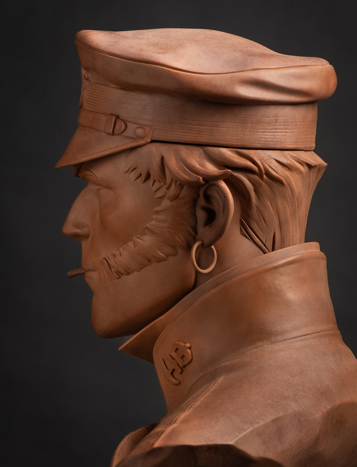 Corto buste - terracotta 