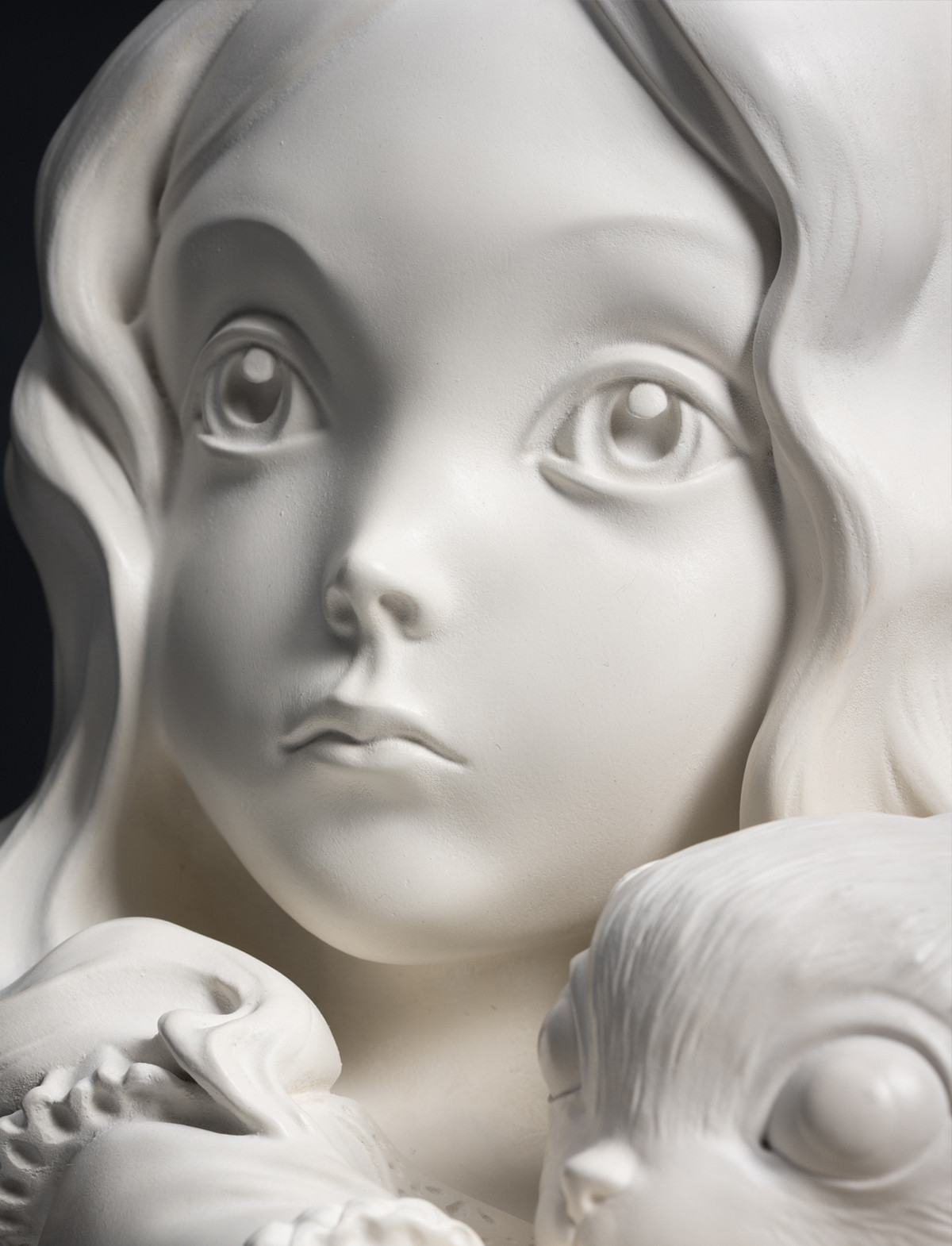 Alice - lapin - porcelaine - vertical